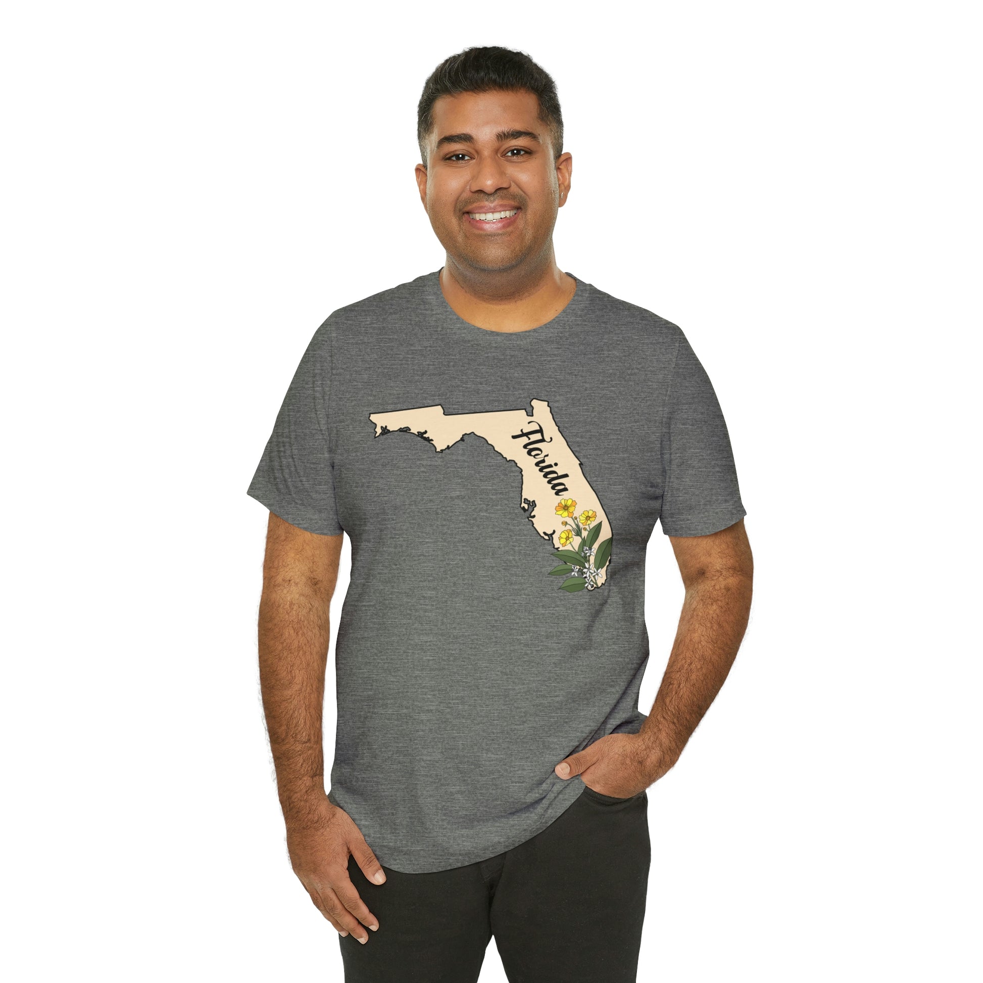 Florida State Flower Short Sleeve T-shirt