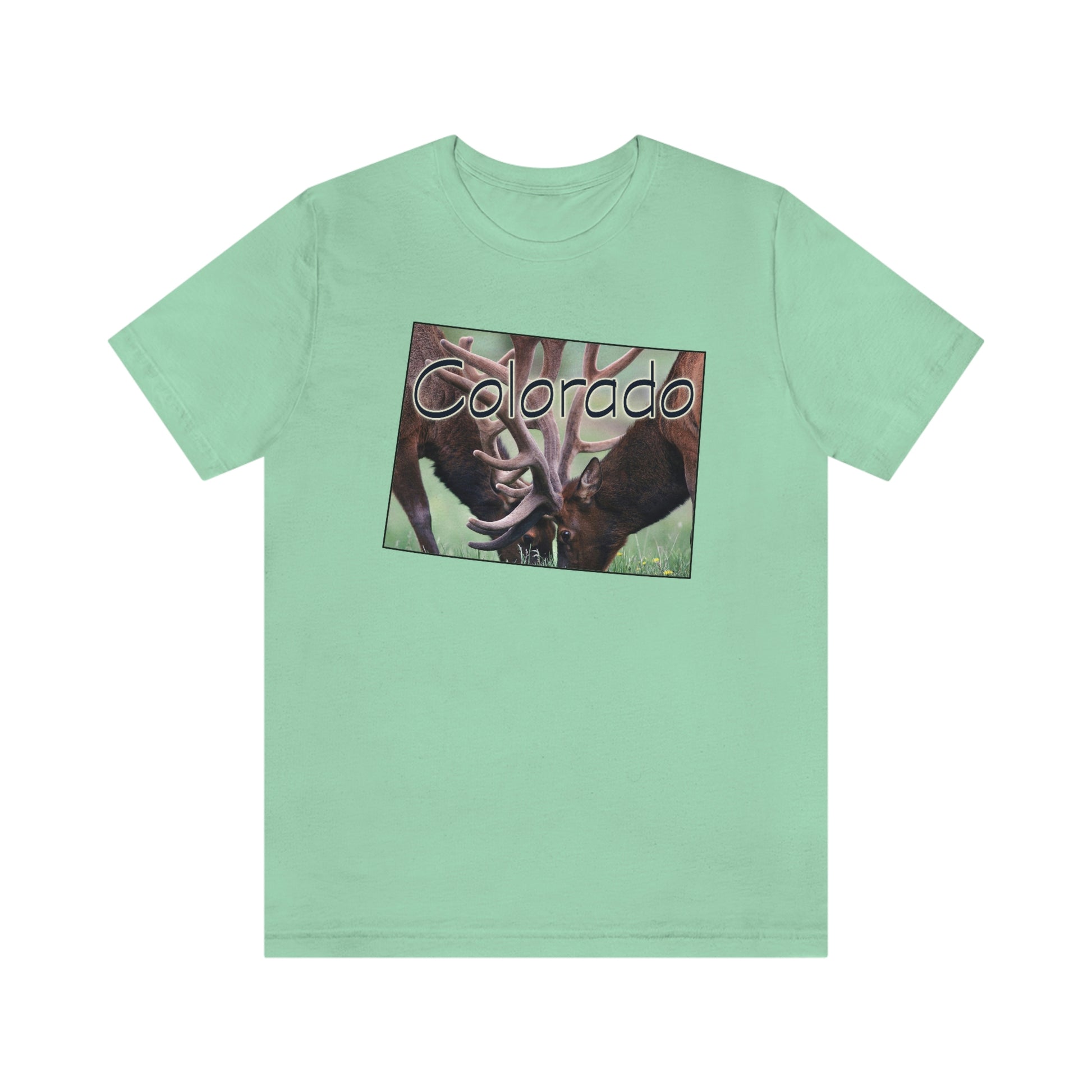 Colorado Elk Unisex Jersey Short Sleeve Tee Tshirt T-shirt
