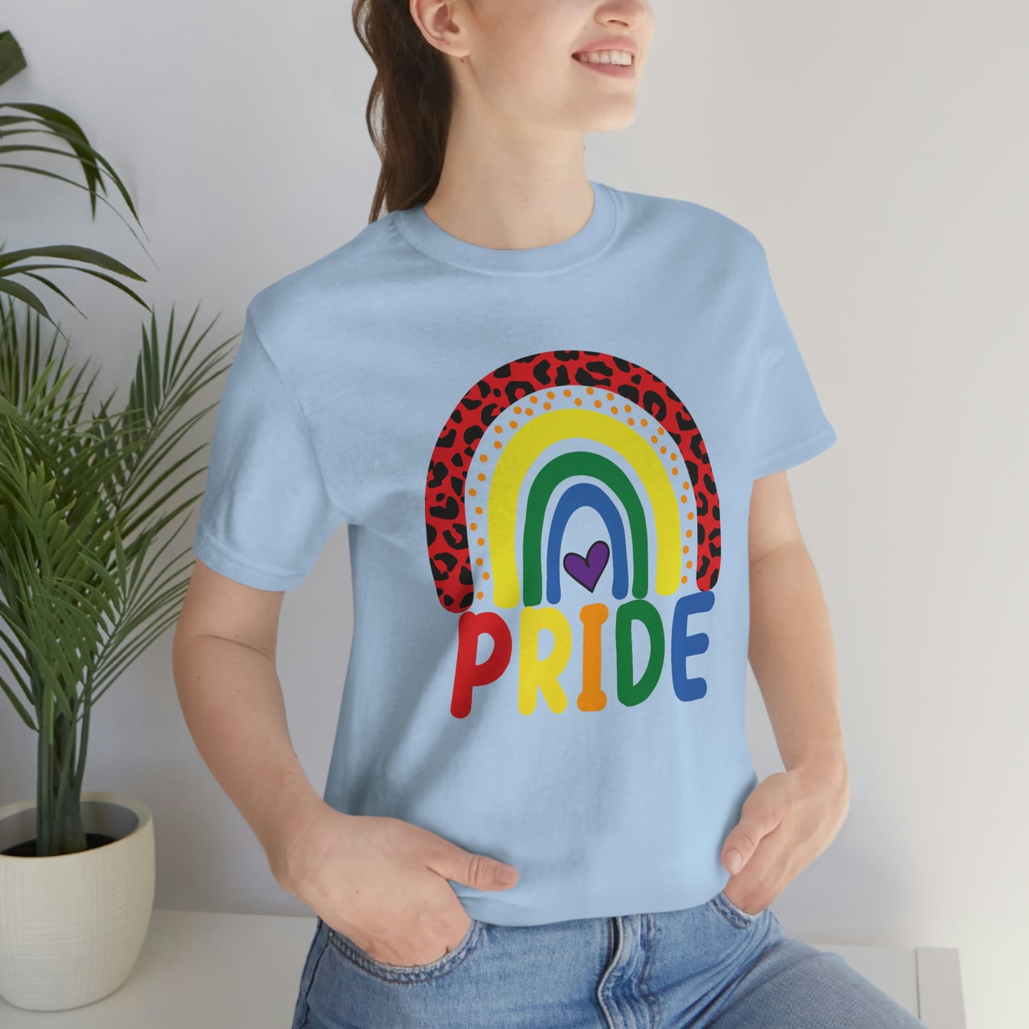 LGBTQIA Awareness Pride Print Unisex Jersey Short Sleeve Tee
