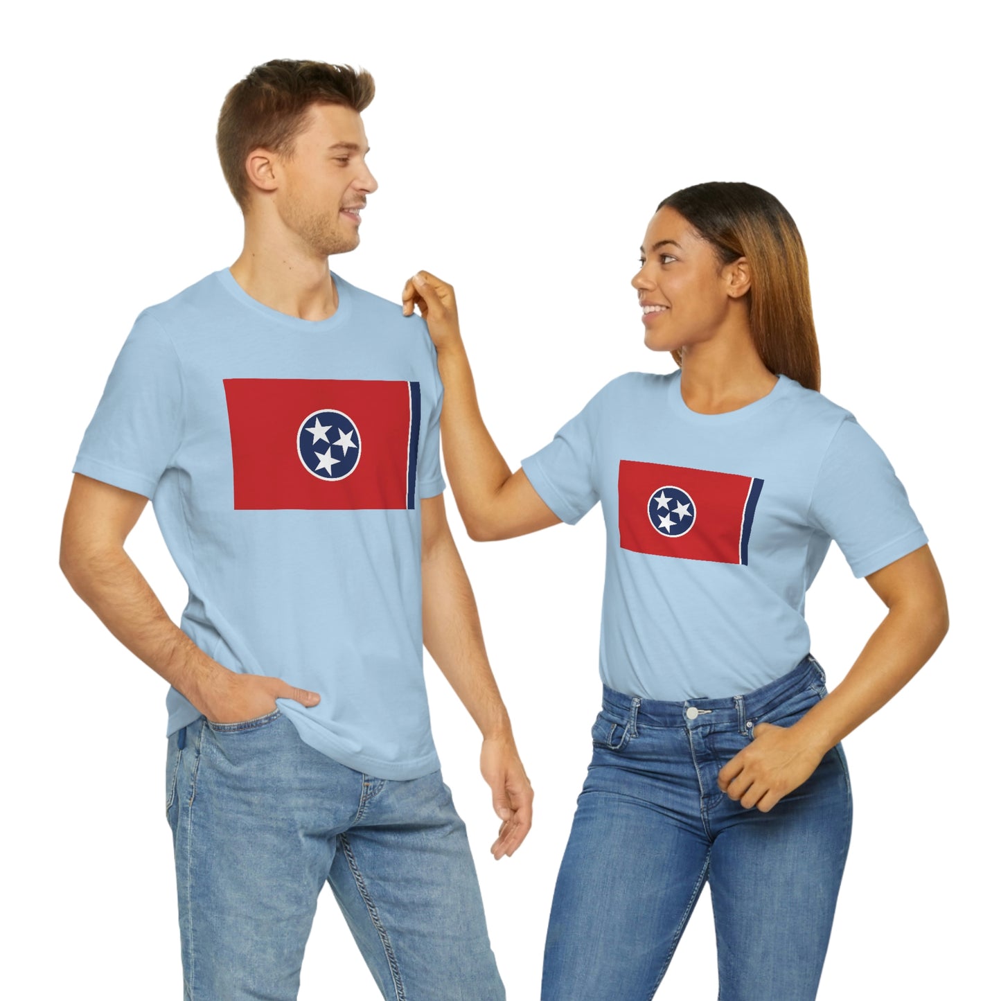 Tennessee Flag Unisex Jersey Short Sleeve Tee Tshirt T-shirt