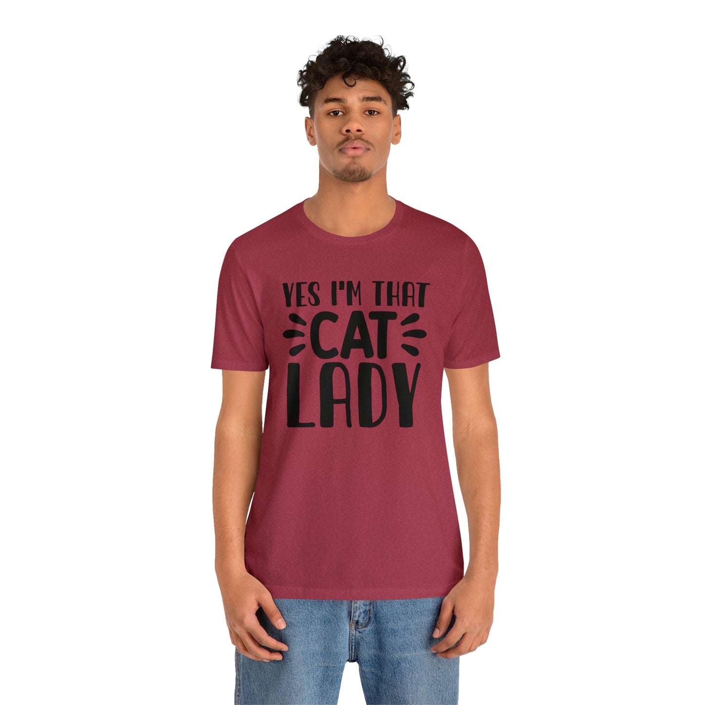 Yes I'm That Cat Lady Short Sleeve T-shirt
