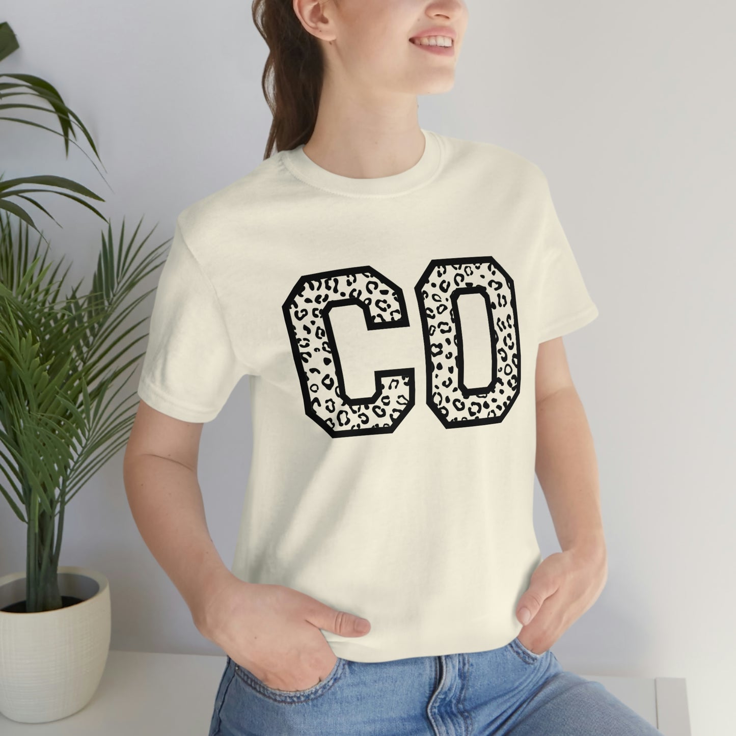 Colorado Leopard Print Unisex Jersey Short Sleeve Tee Tshirt T-shirt