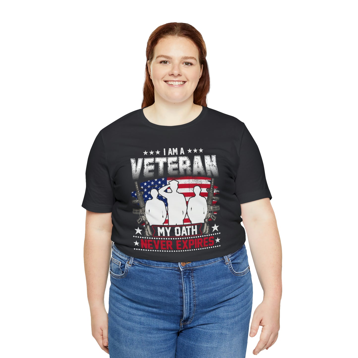 I am a Veteran My Oath Never Expires Short Sleeve T-shirt