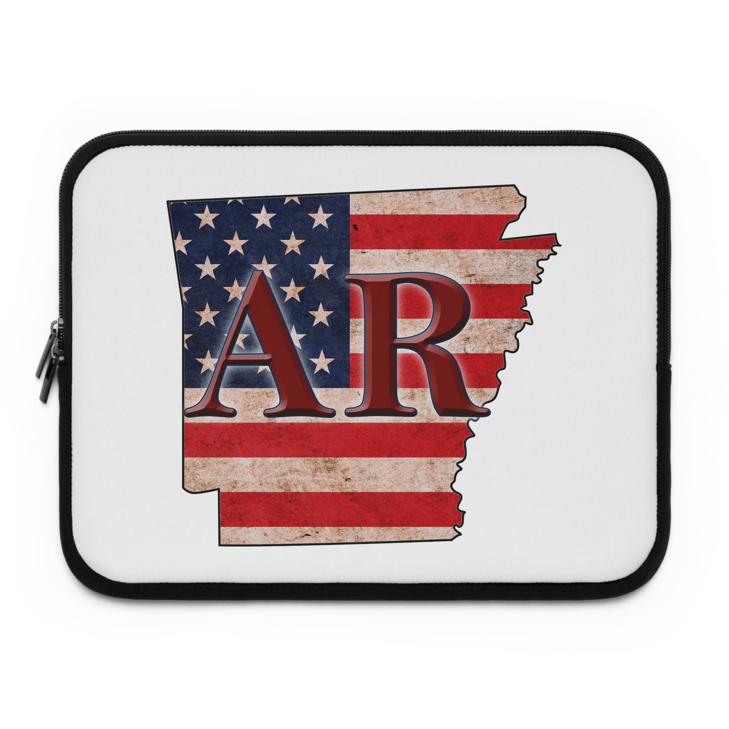 Arkansas US Flag AR Laptop Sleeve