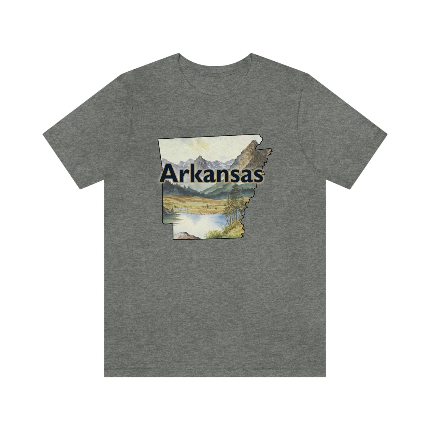 Arkansas Landscape Unisex Jersey Short Sleeve Tee Tshirt T-shirt