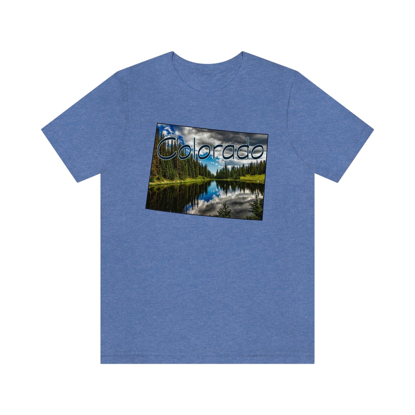 Colorado Lake Unisex Jersey Short Sleeve Tee Tshirt T-shirt