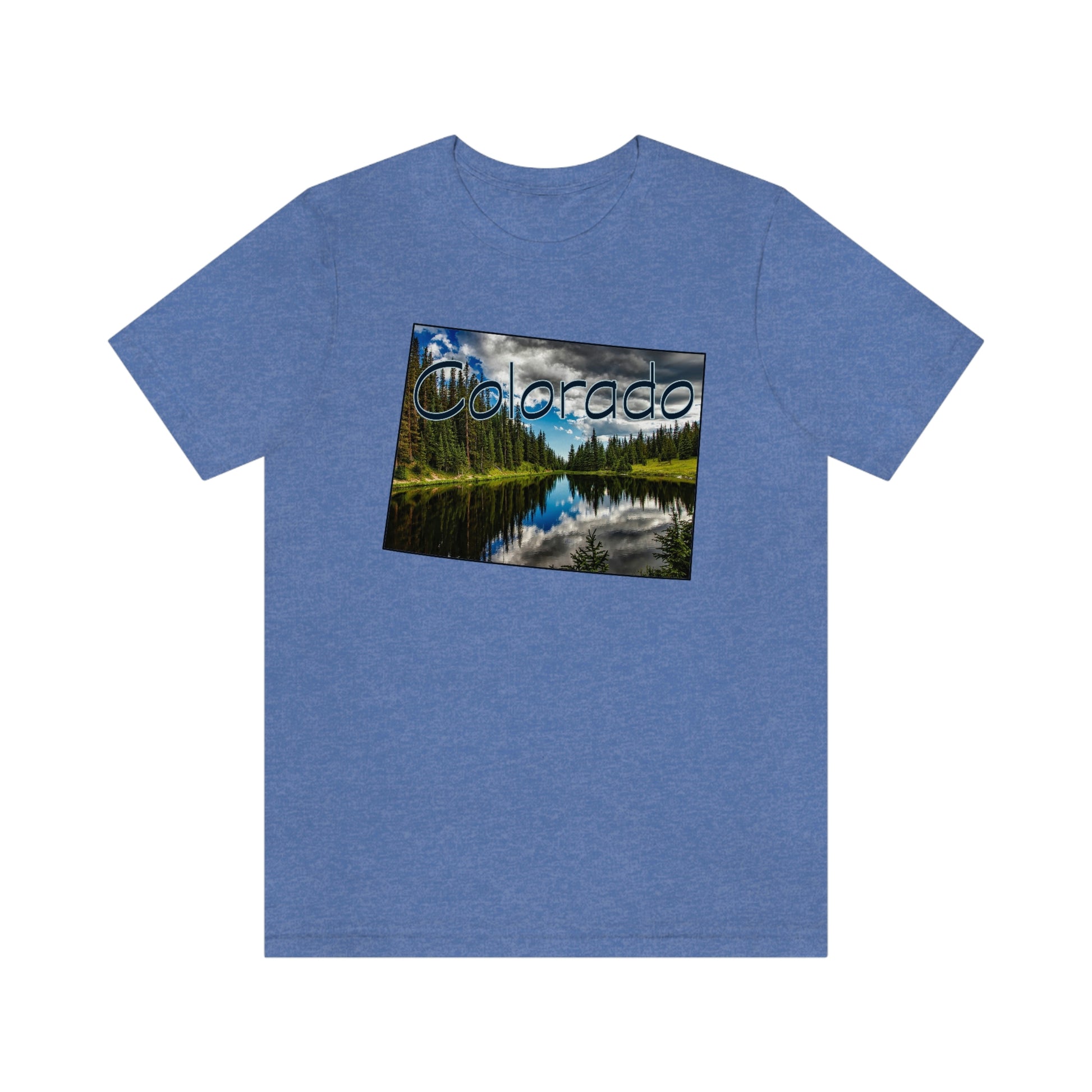 Colorado Lake Unisex Jersey Short Sleeve Tee Tshirt T-shirt