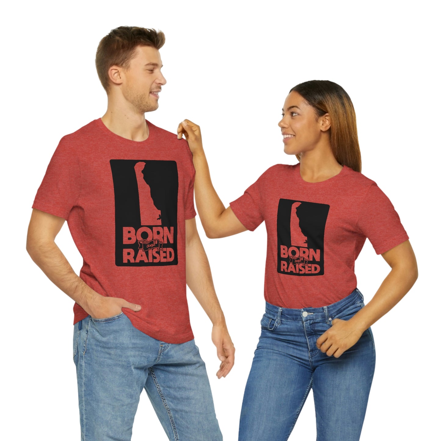 Delaware Born and Raised Short Sleeve T-shirt