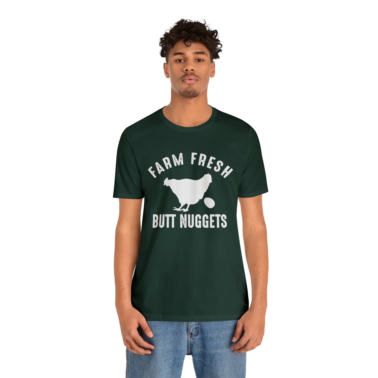 Farm Fresh Butt Nuggets Chicken Short Sleeve T-shirt