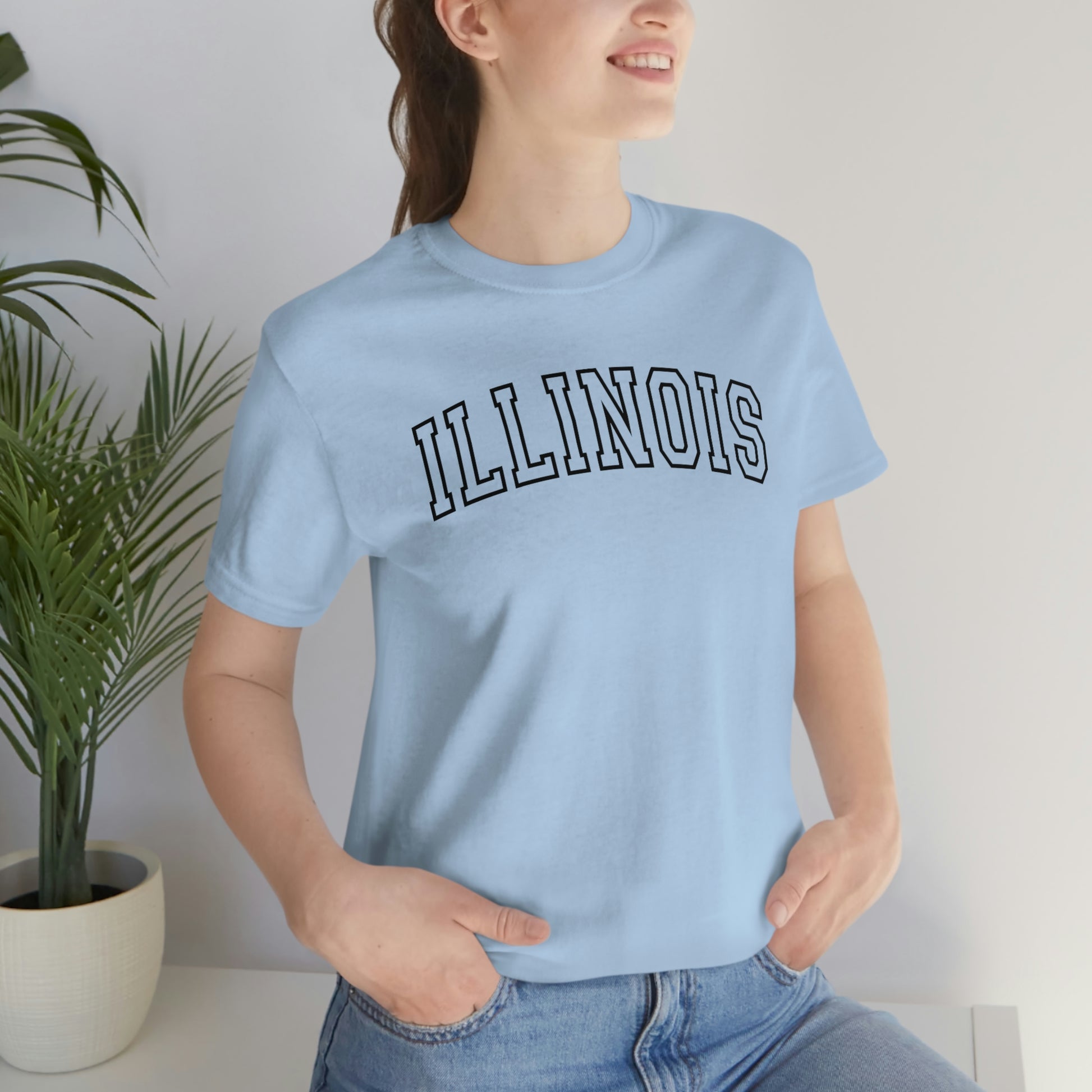 Illinois Varsity Letters Arch Short Sleeve T-shirt