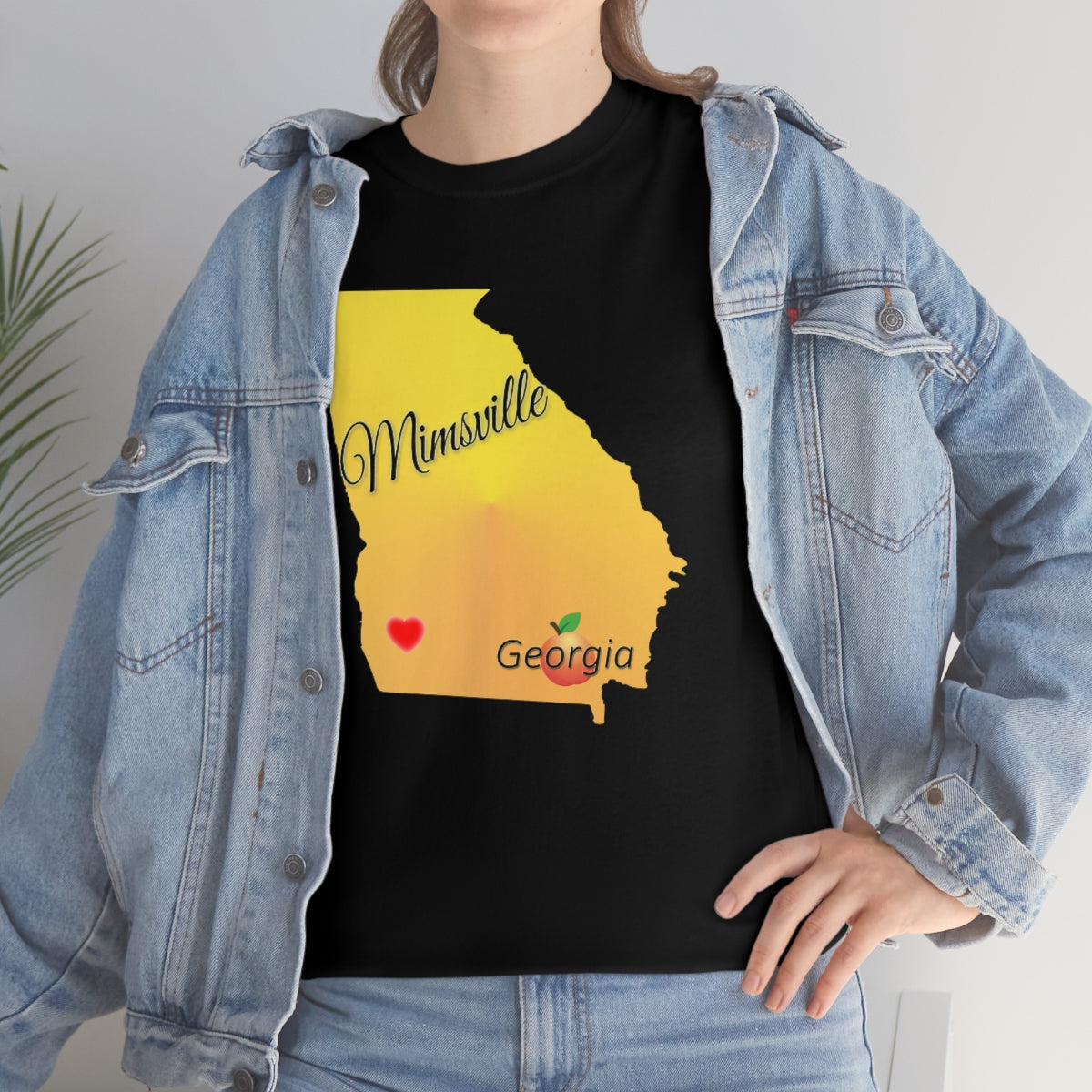 Mimsville Georgia Unisex Heavy Cotton Tee