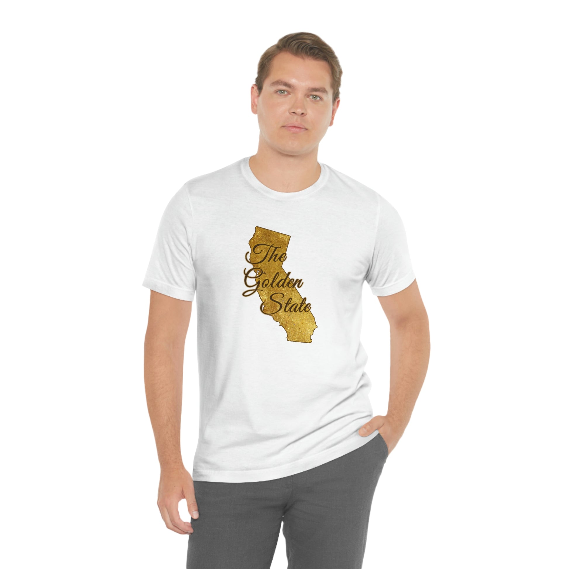 The Golden State California Unisex Jersey Short Sleeve Tee Tshirt T-shirt