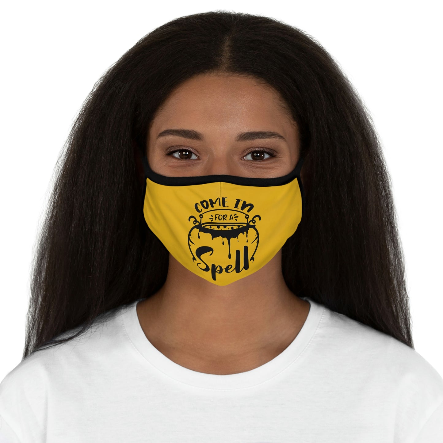 Come in for a Spell Fitted Polyester Face Mask