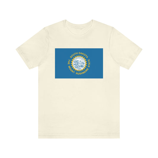 South Dakota Flag Unisex Jersey Short Sleeve Tee Tshirt T-shirt