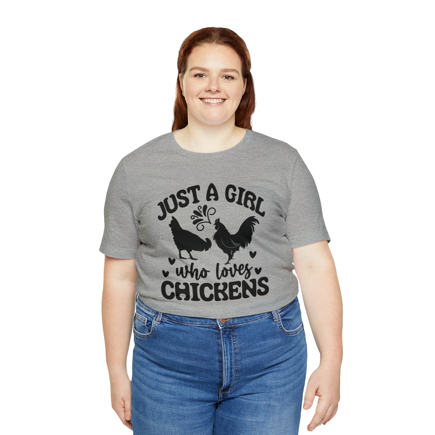 Just a Girl Who Loves Chickens Short Sleeve T-shirt
