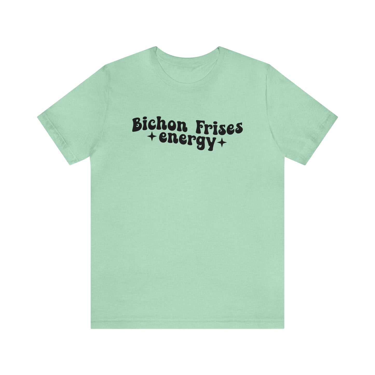 Bichon Frises Energy Dog Short Sleeve T-shirt