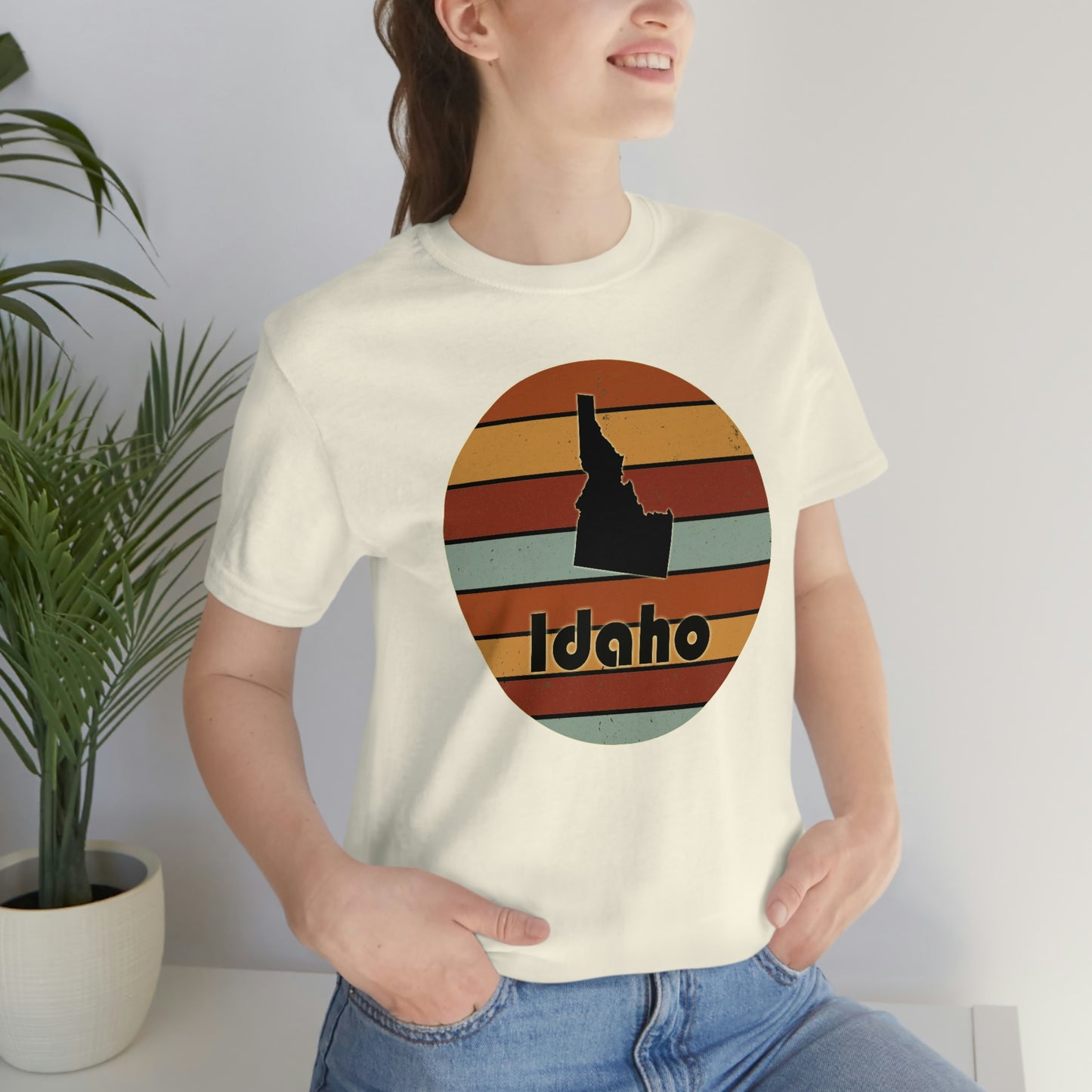 Idaho Retro Sunset Short Sleeve T-shirt