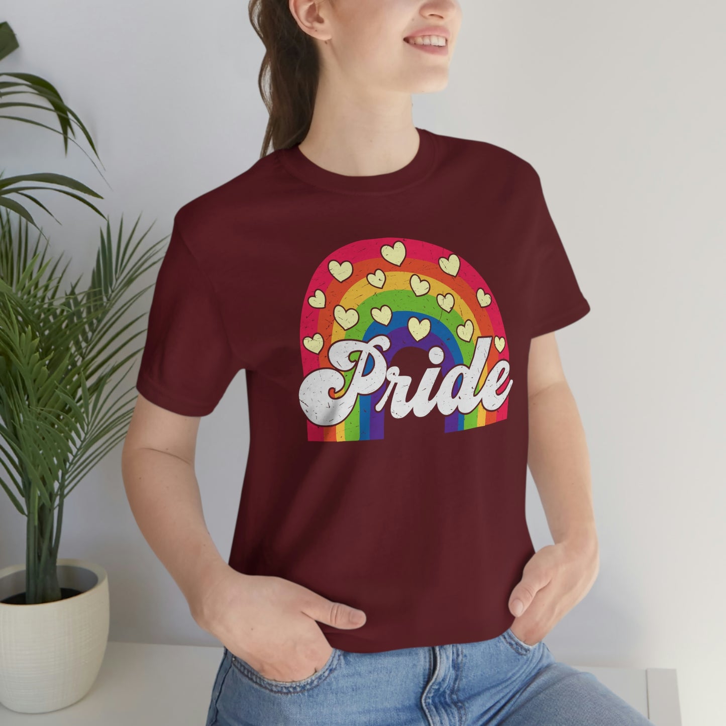 Pride Rainbow LGBTQIA Unisex Jersey Short Sleeve Tee