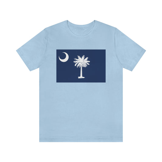South Carolina Flag Unisex Jersey Short Sleeve Tee Tshirt T-shirt