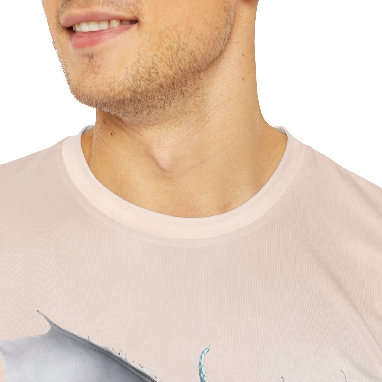 Dragon on Watercolor Background T-shirt