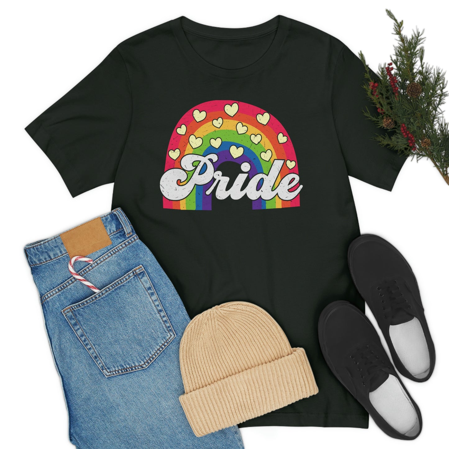 Pride Rainbow LGBTQIA Unisex Jersey Short Sleeve Tee