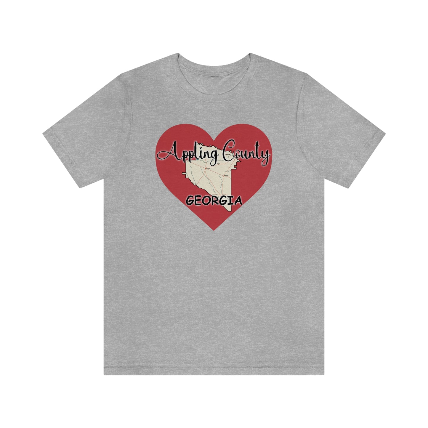 Appling County Georgia Unisex Jersey Short Sleeve Tee