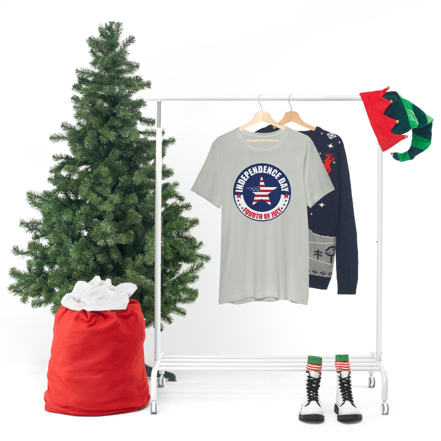 Independence Day Happy 4th of July Unisex Jersey Short Sleeve Tee