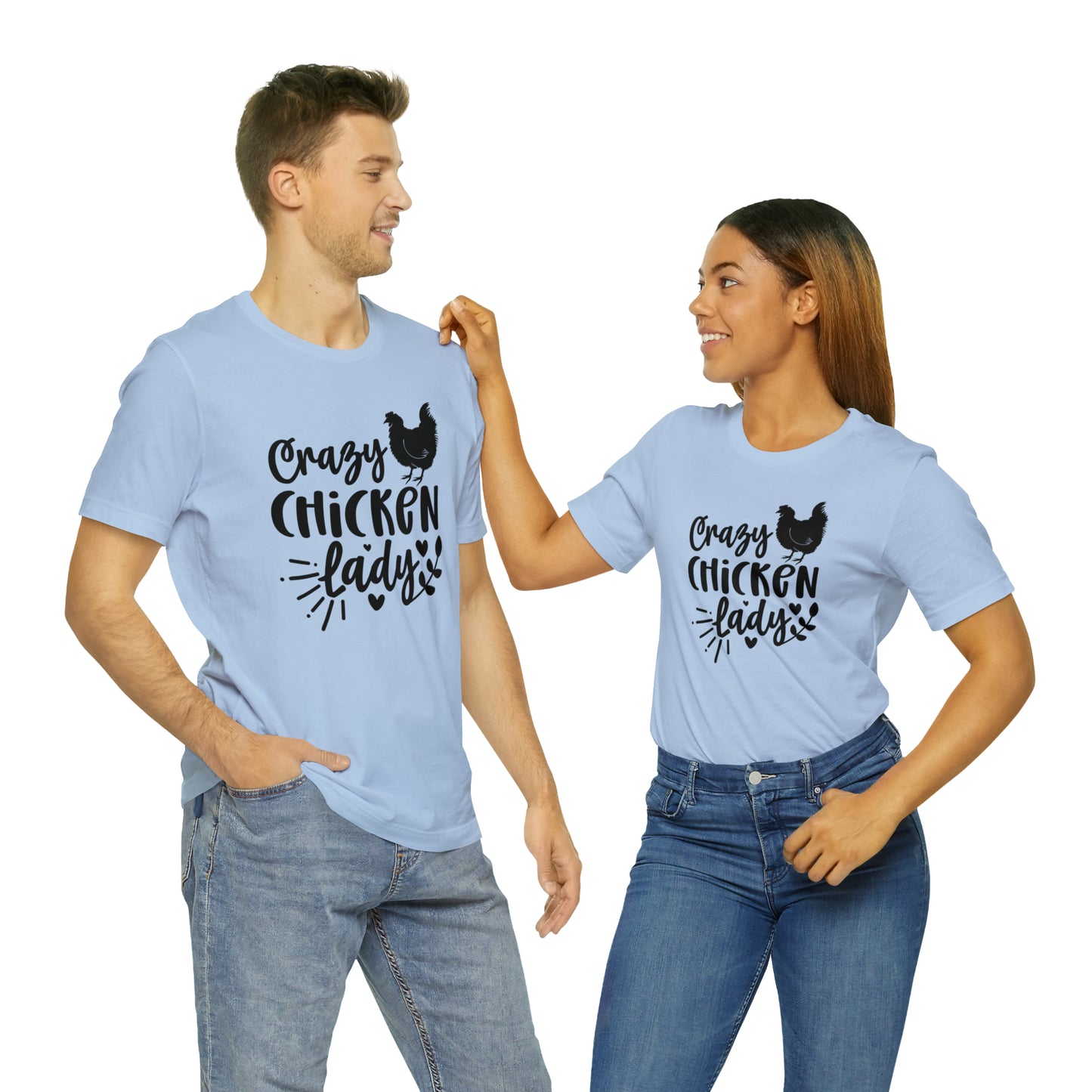 Crazy Chicken Lady Short Sleeve T-shirt