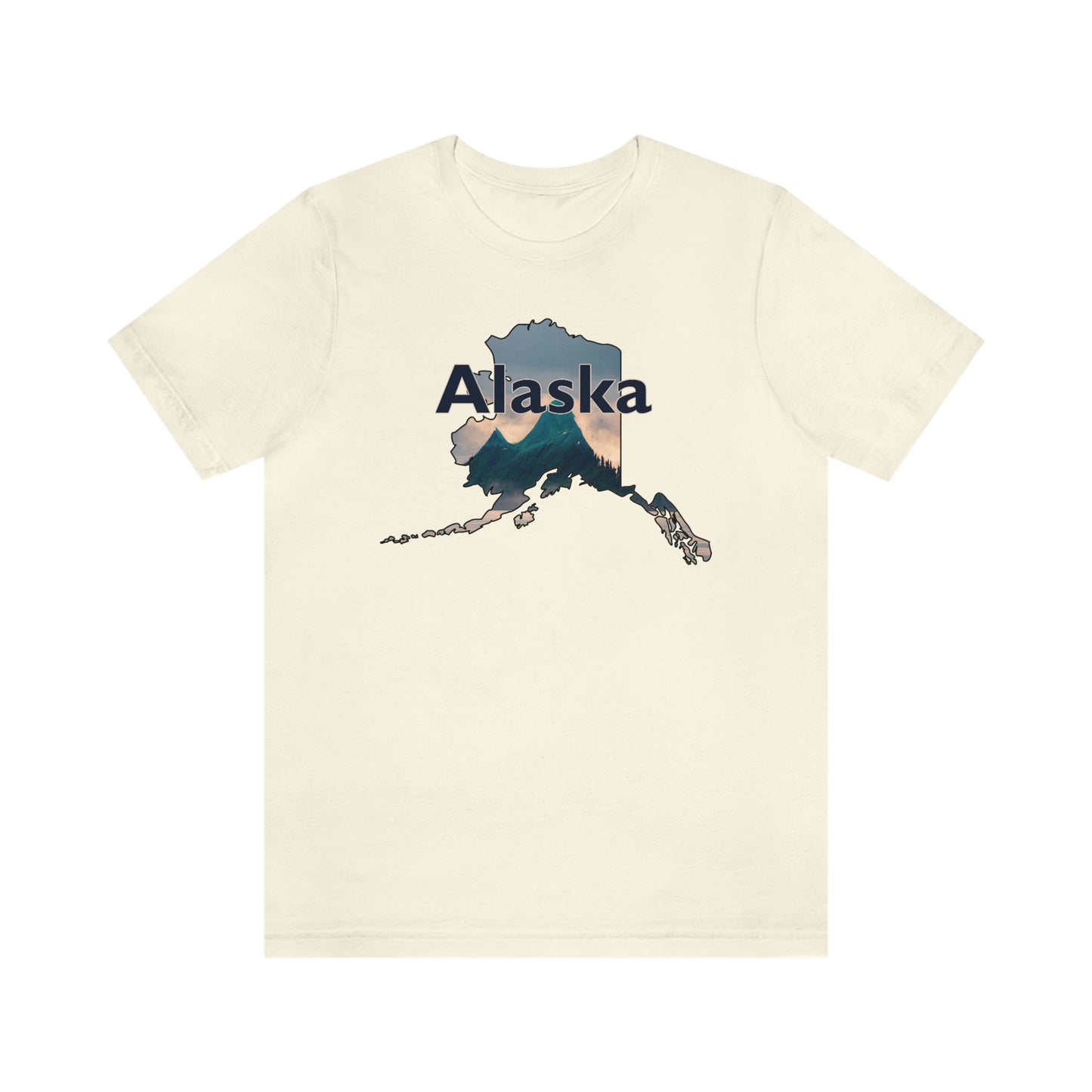 Alaska Mountains Unisex Jersey Short Sleeve T-shirt