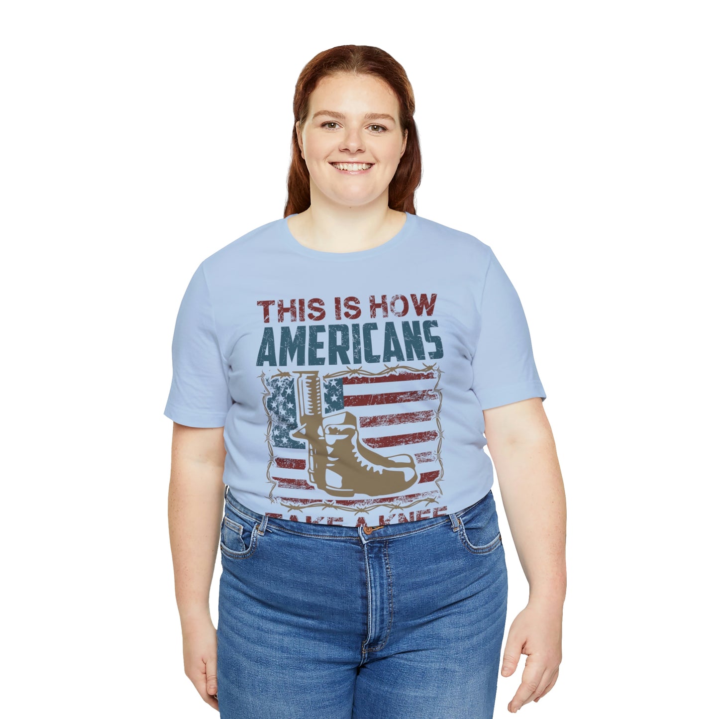 This is How Americans Take a Knee Short Sleeve T-shirt