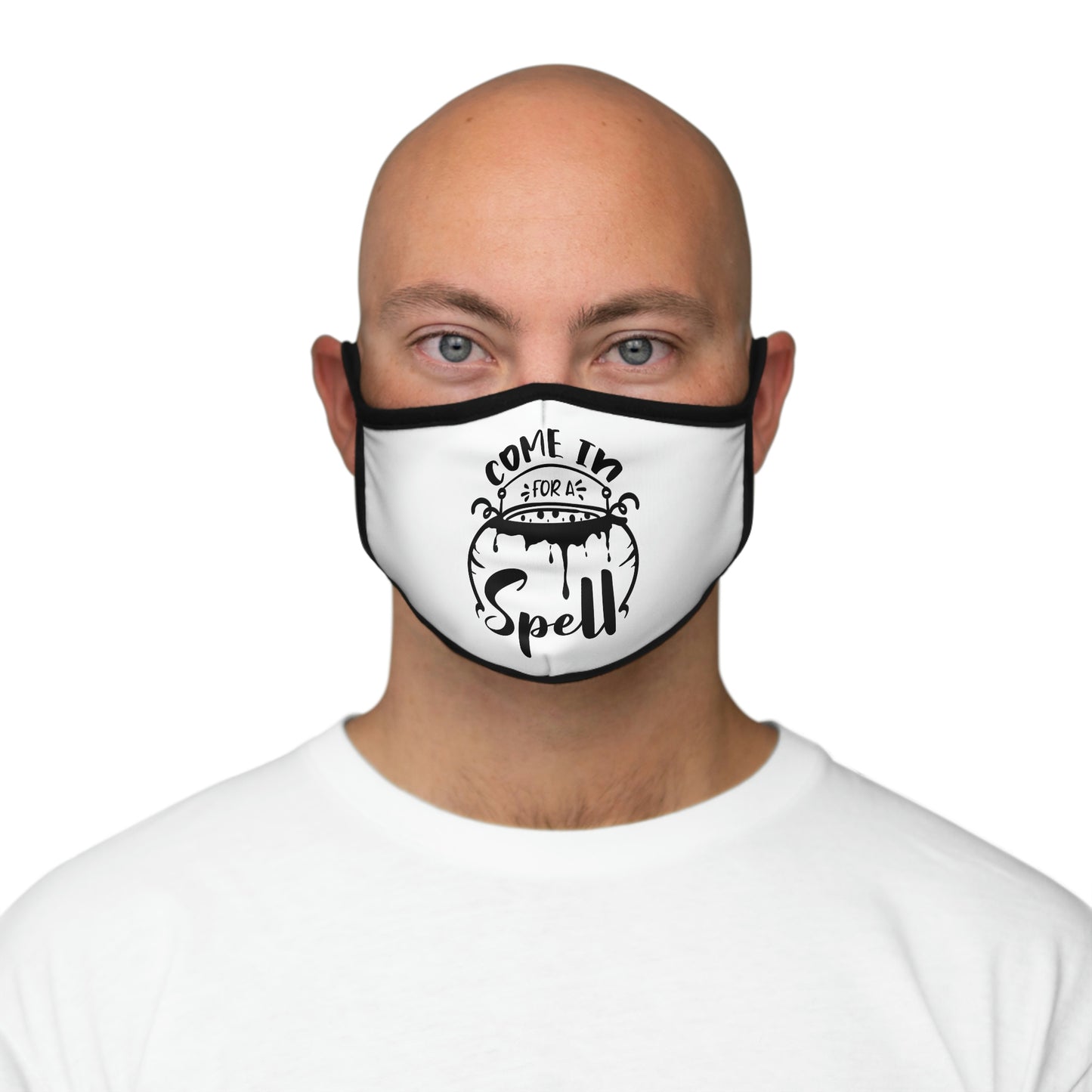 Come in for a Spell Fitted Polyester Face Mask