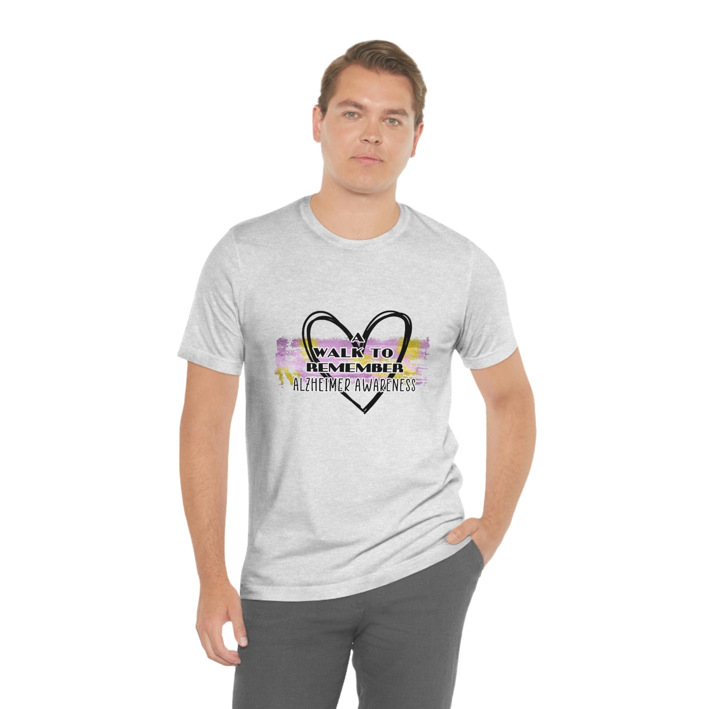 A Walk to Remember Alzheimer Awareness Unisex Jersey Short Sleeve Tee Tshirt T-shirt