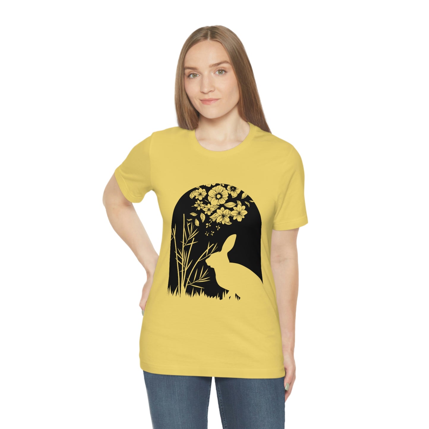 Bunny silhouette scene tshirt tee t-shirt