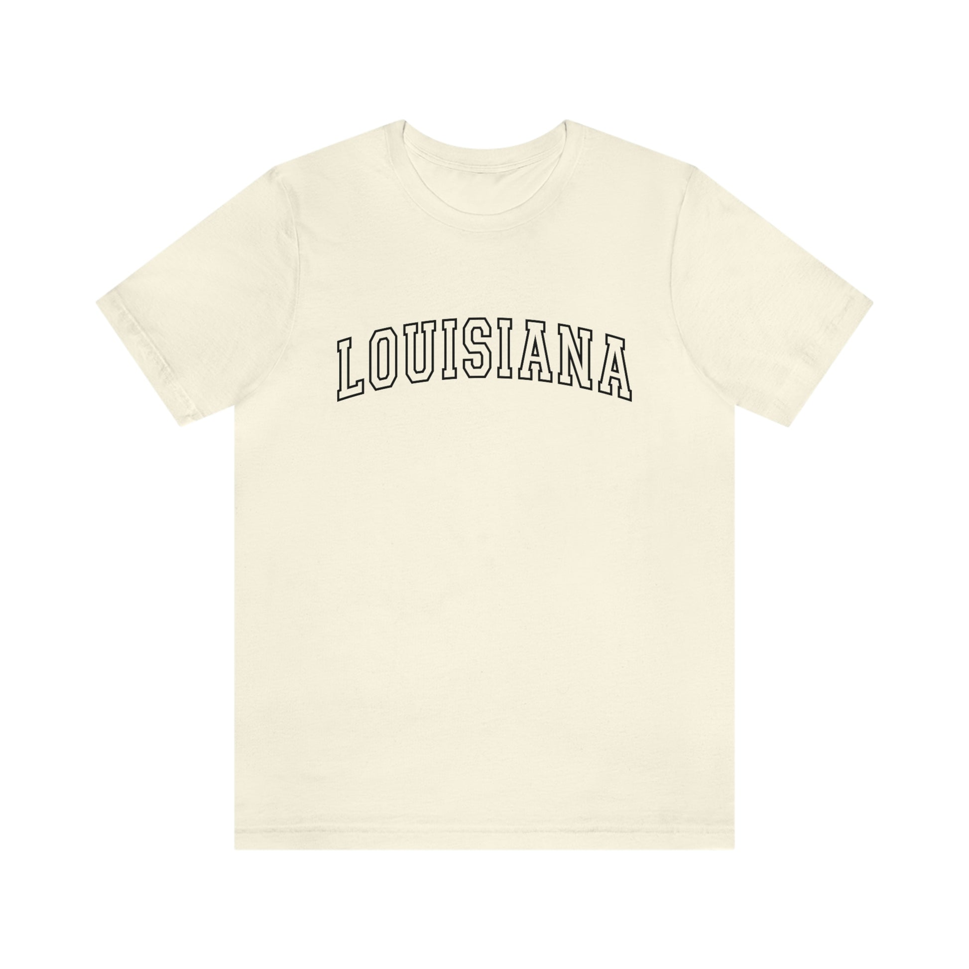Louisiana Varsity Letters Arch Short Sleeve T-shirt