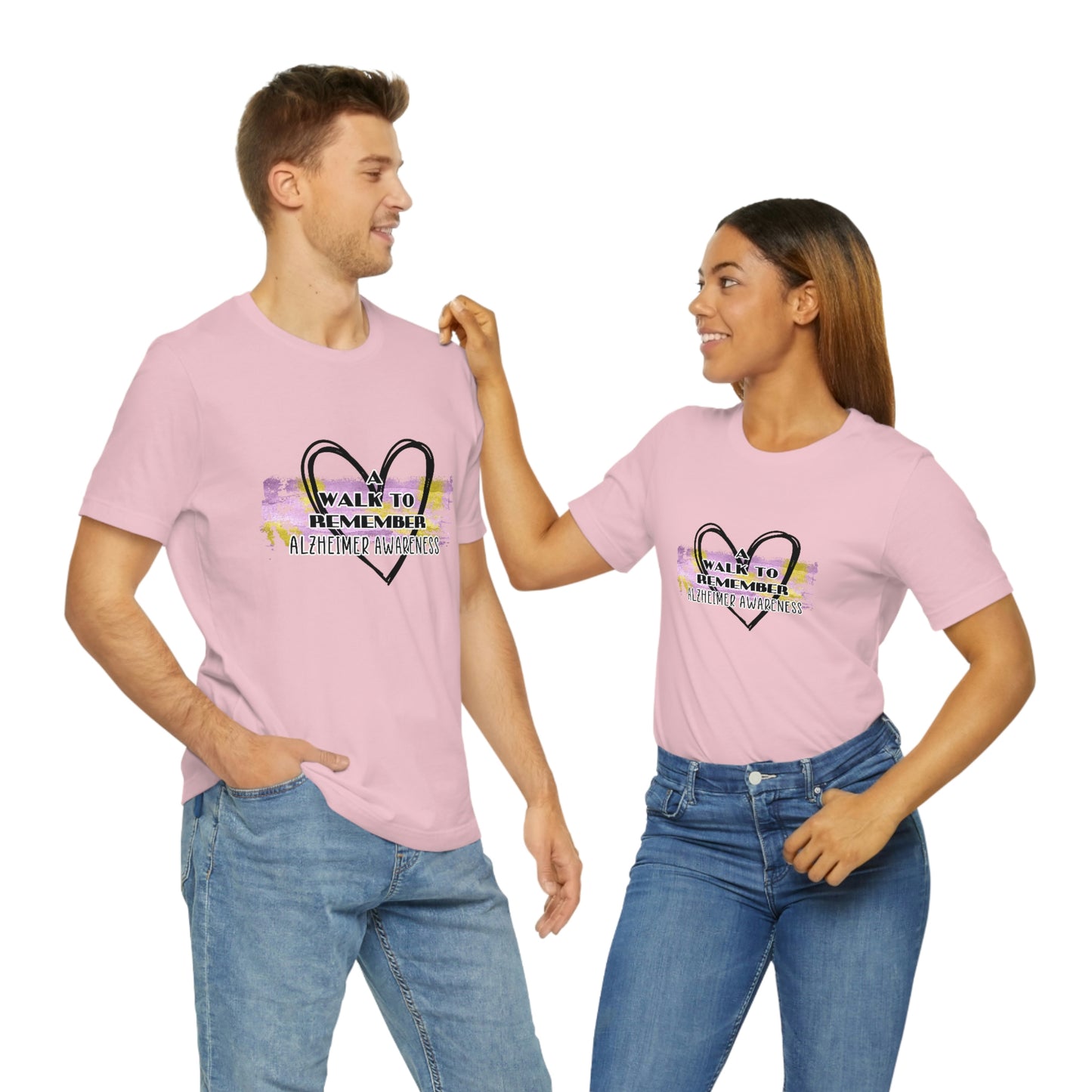 A Walk to Remember Alzheimer Awareness Unisex Jersey Short Sleeve Tee Tshirt T-shirt
