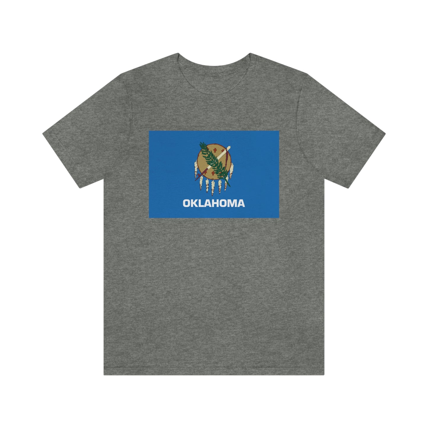 Oklahoma Flag Unisex Jersey Short Sleeve Tee Tshirt T-shirt