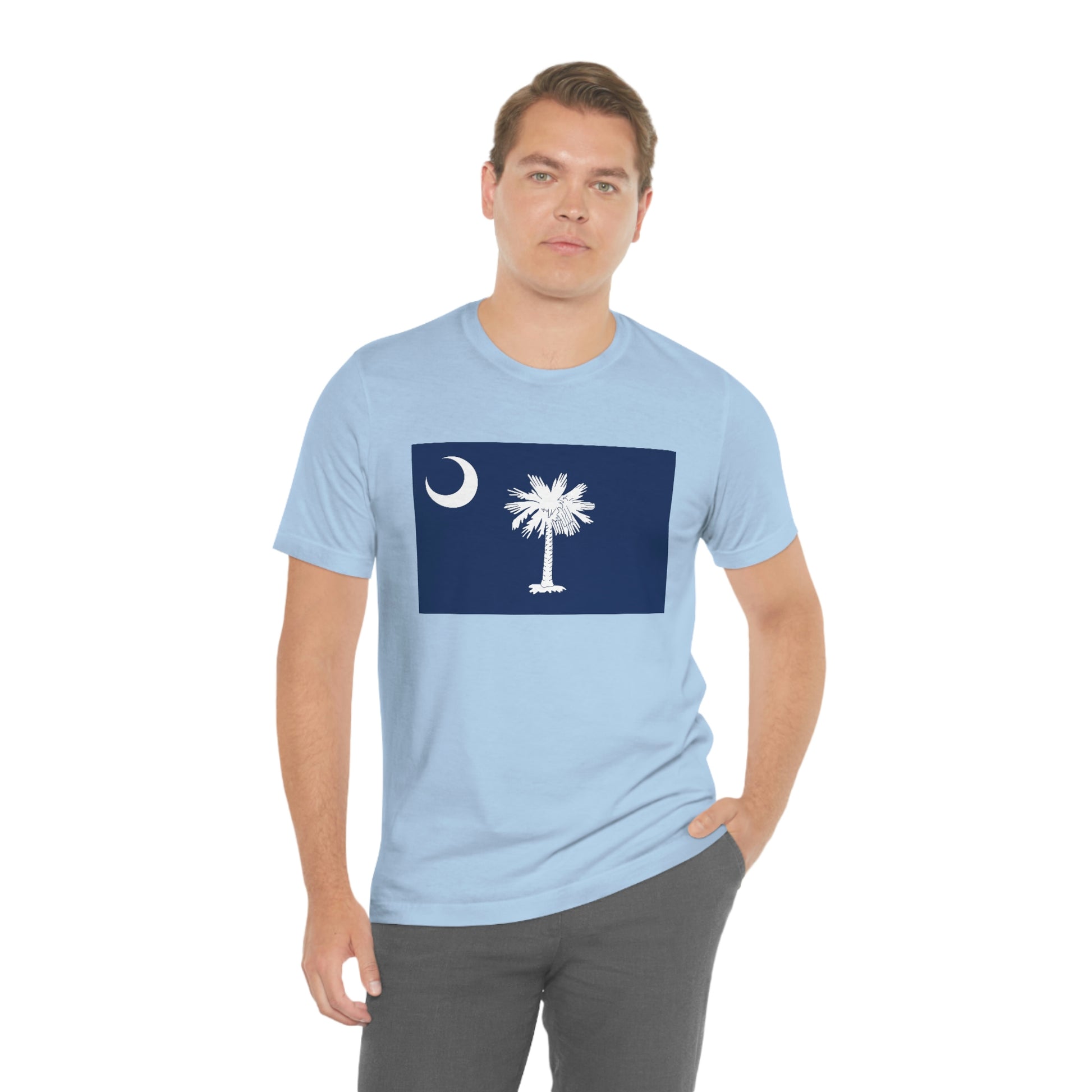 South Carolina Flag Unisex Jersey Short Sleeve Tee Tshirt T-shirt
