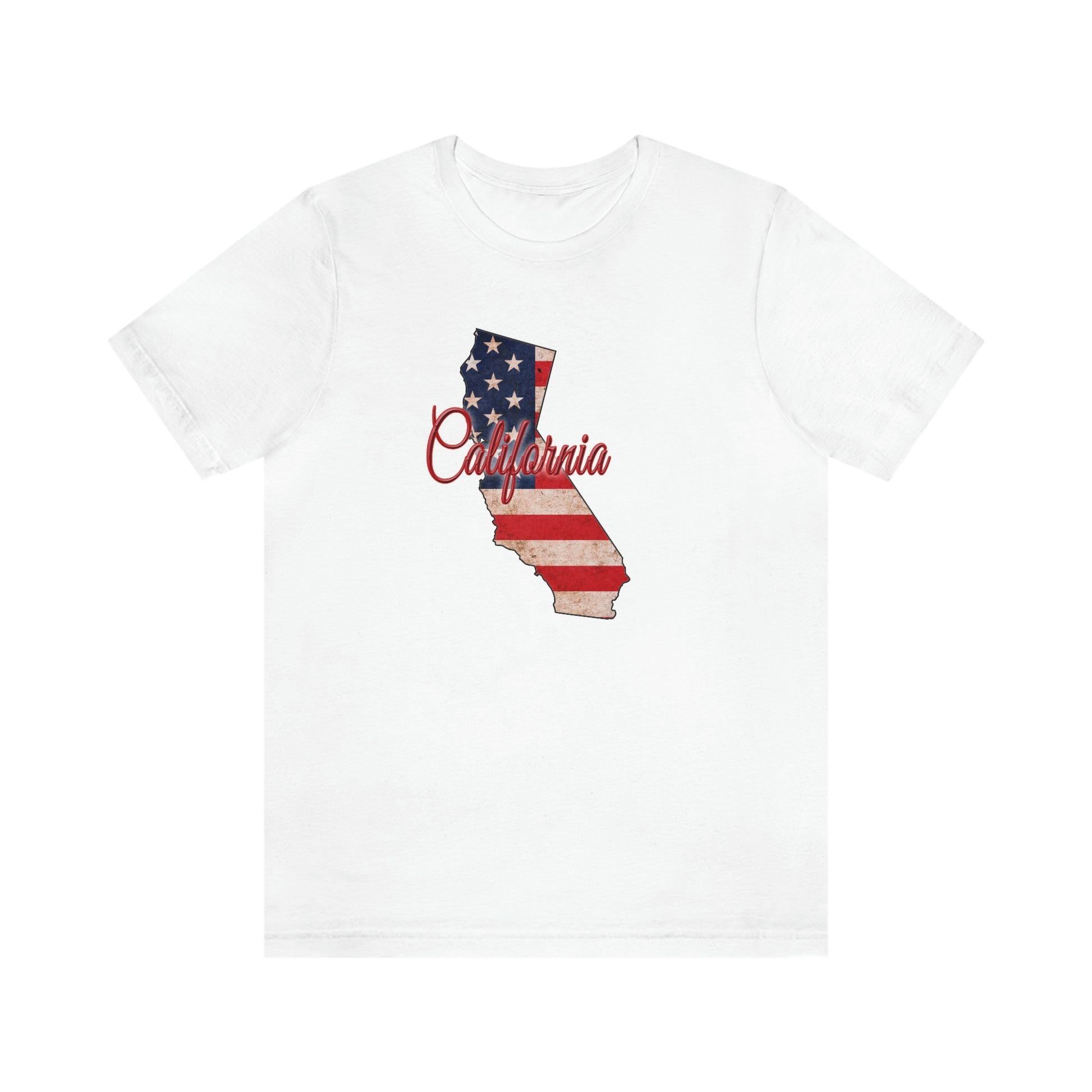 California US Flag Unisex Jersey Short Sleeve Tee Tshirt T-shirt
