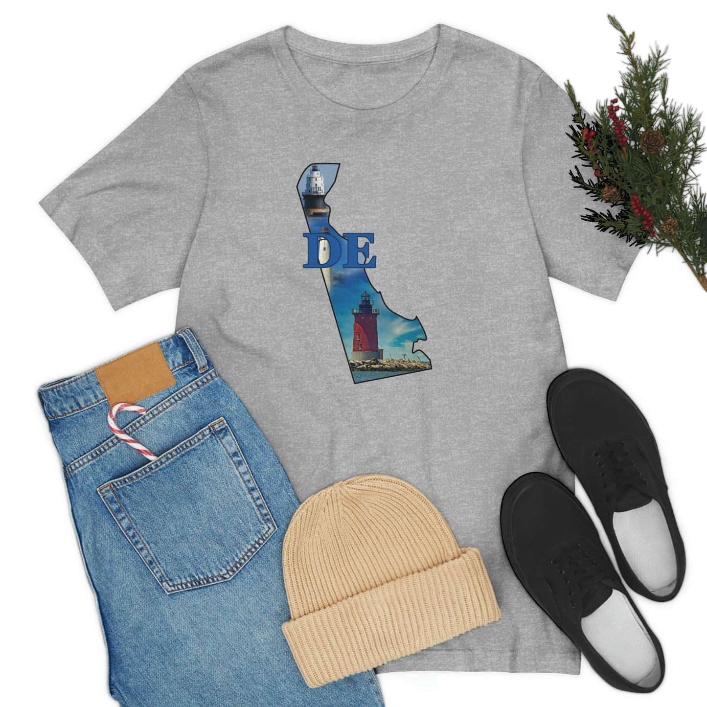 Delaware Lighthouse Short Sleeve T-shirt