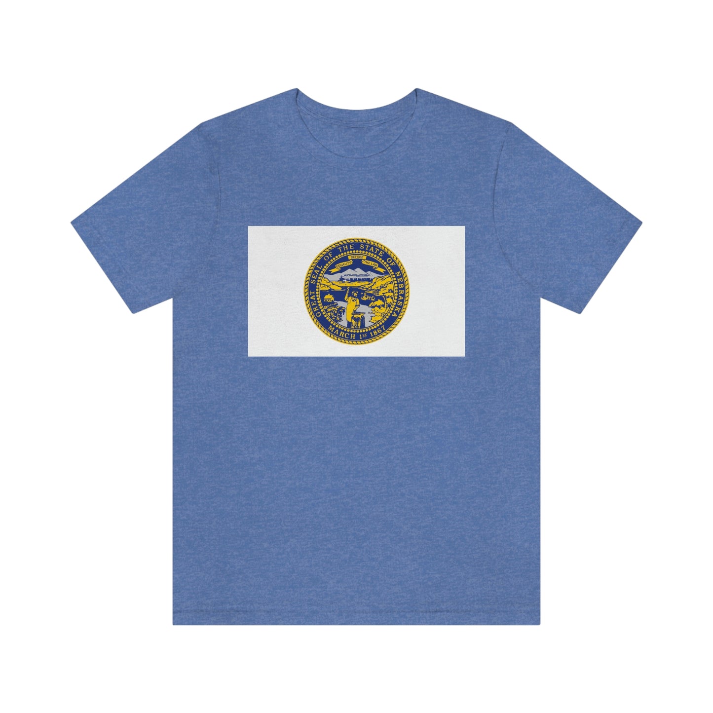 Nebraska Flag Unisex Jersey Short Sleeve Tee Tshirt T-shirt