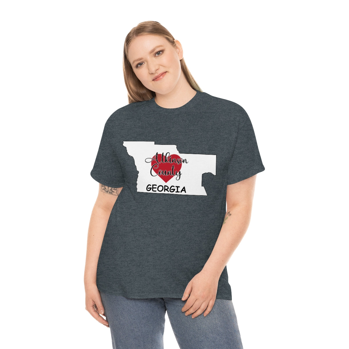Atkinson County Georgia Unisex Heavy Cotton Tee