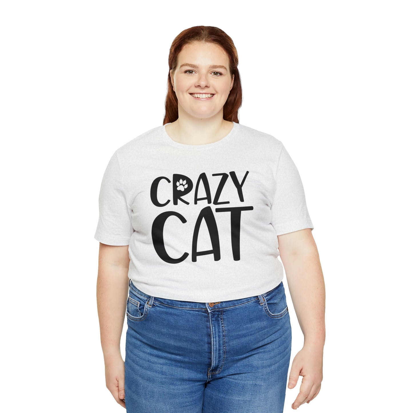 Crazy Cat Short Sleeve T-shirt