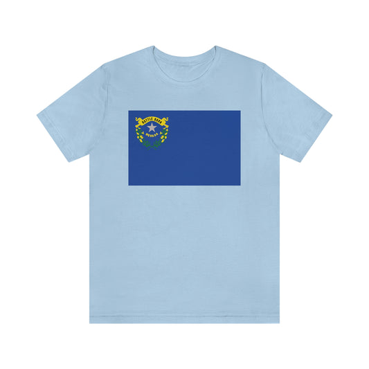 Nevada Flag Unisex Jersey Short Sleeve Tee Tshirt T-shirt