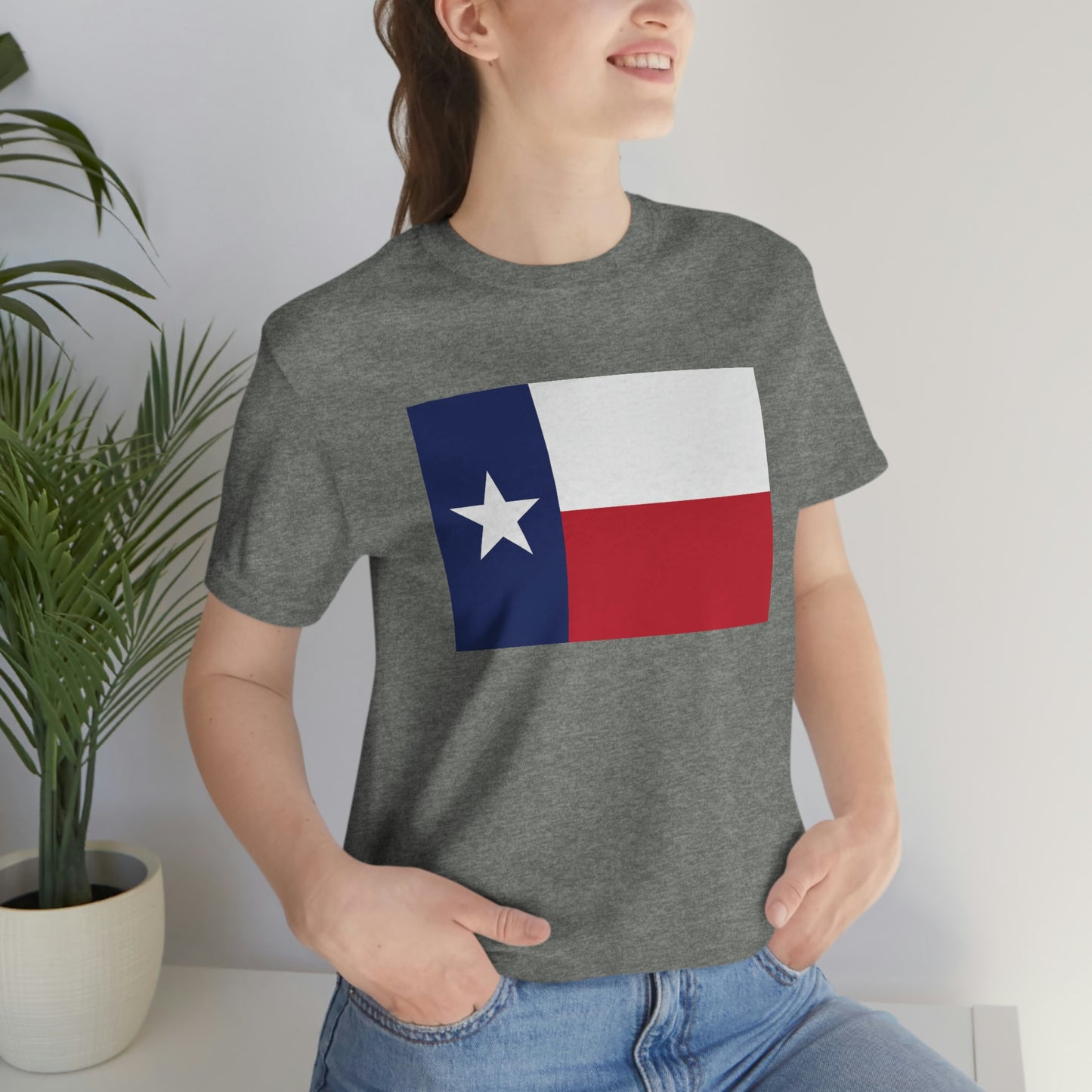 Texas Flag Unisex Jersey Short Sleeve Tee Tshirt T-shirt