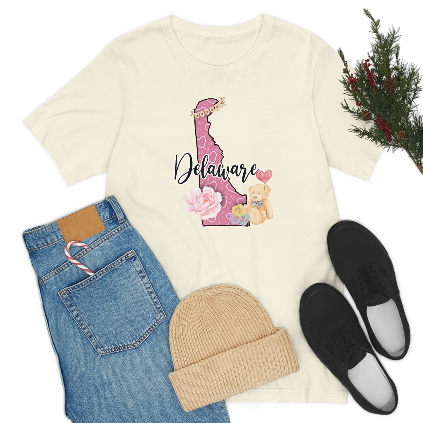 Delaware Valentine Short Sleeve  T-shirt