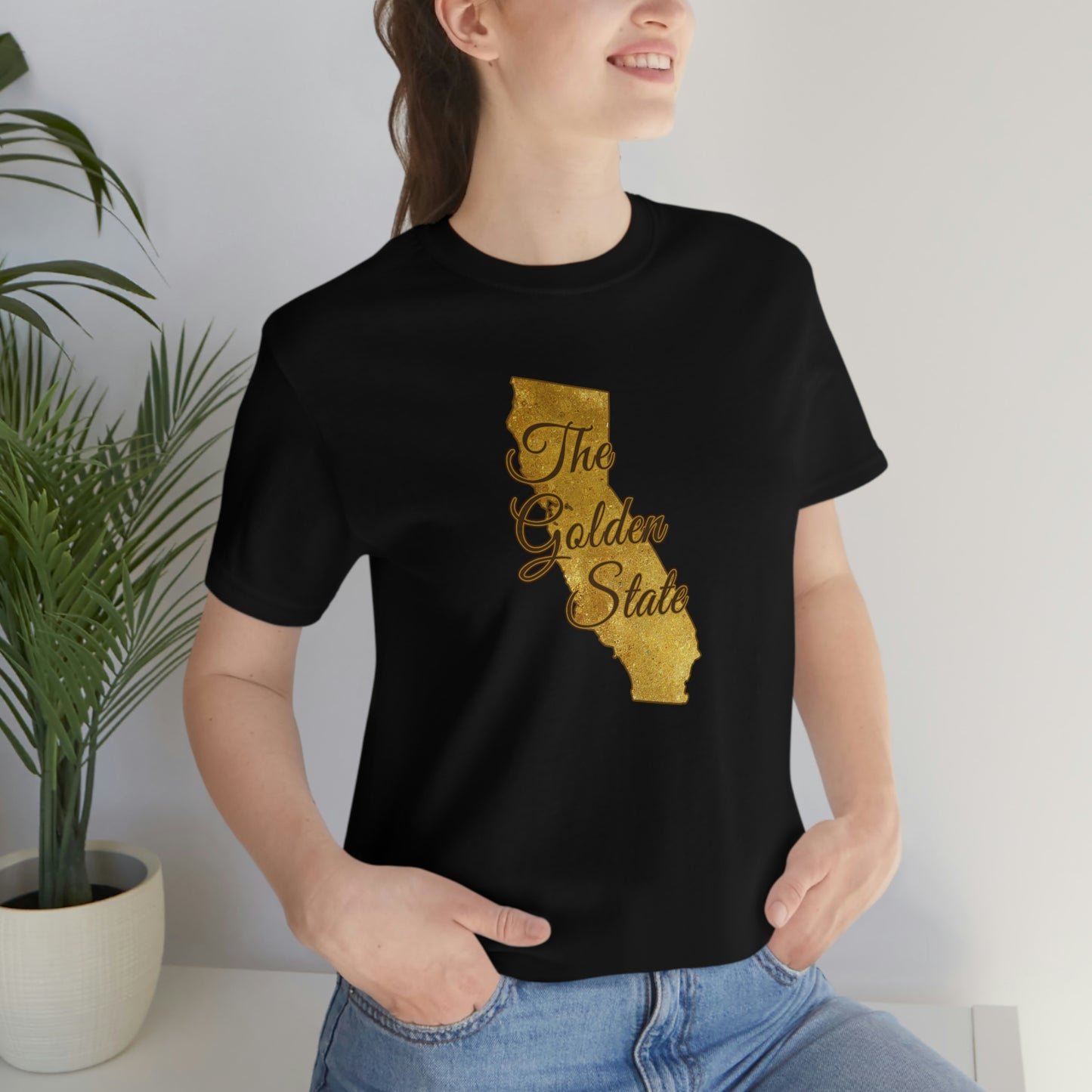 The Golden State California Unisex Jersey Short Sleeve Tee Tshirt T-shirt