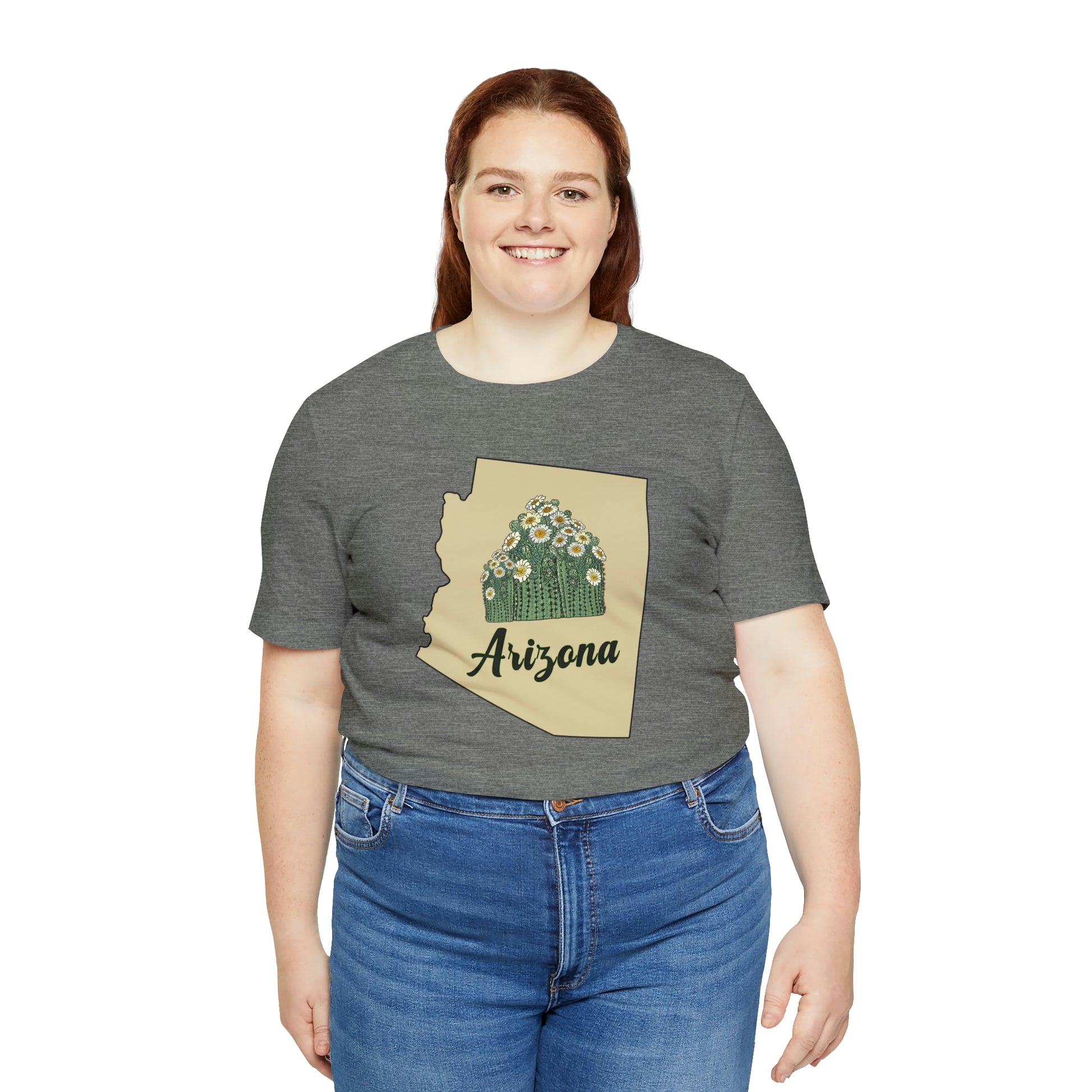 Arizona State Flower Short Sleeve T-shirt