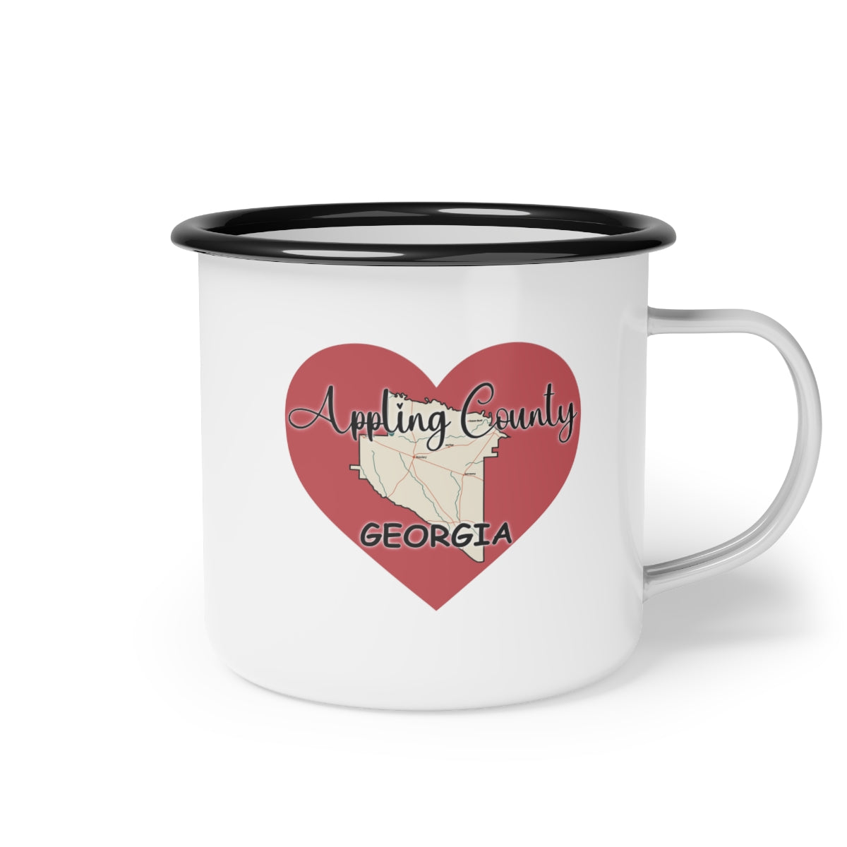 Appling County Georgia Enamel Camp Cup
