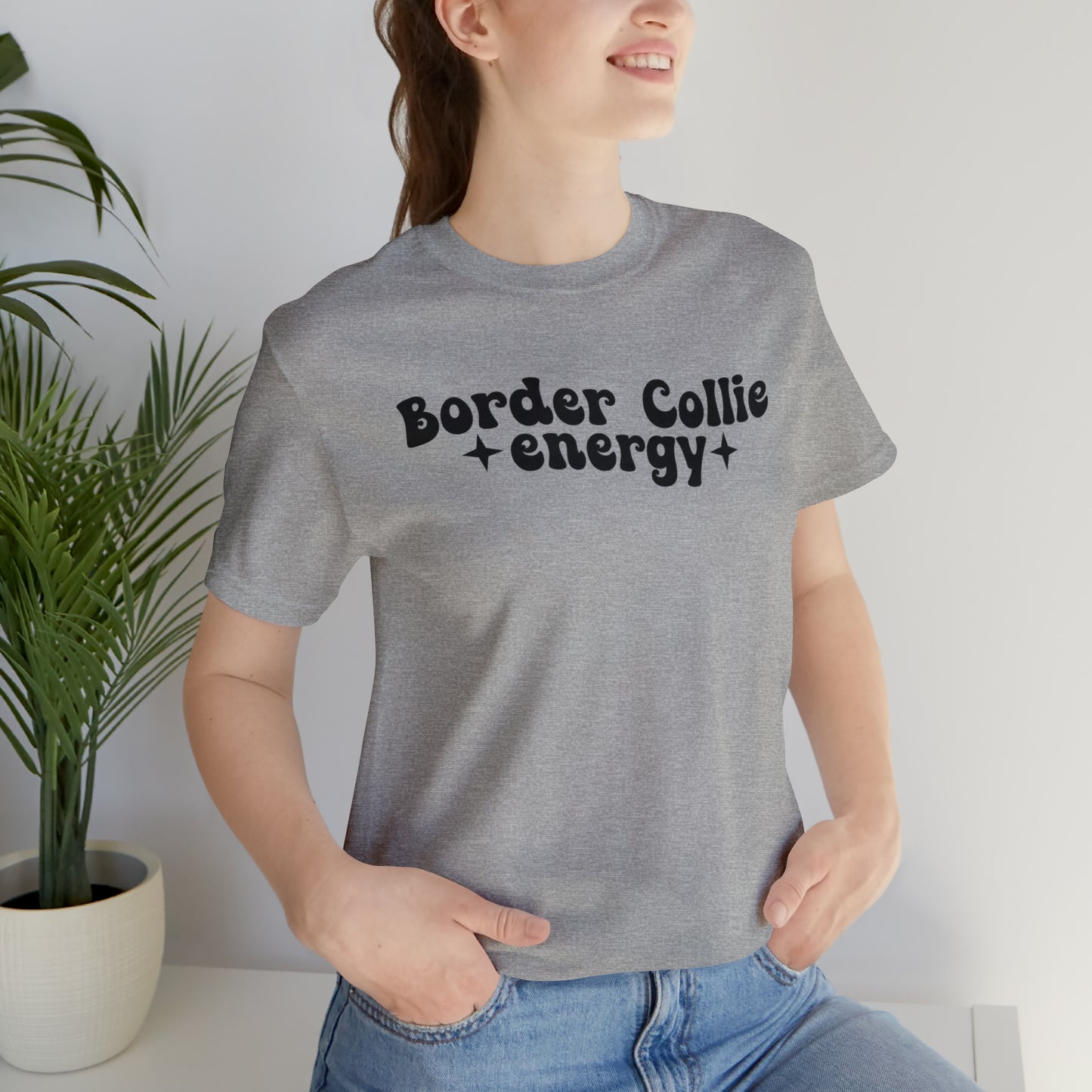 Border Collie Energy dog Short Sleeve T-shirt