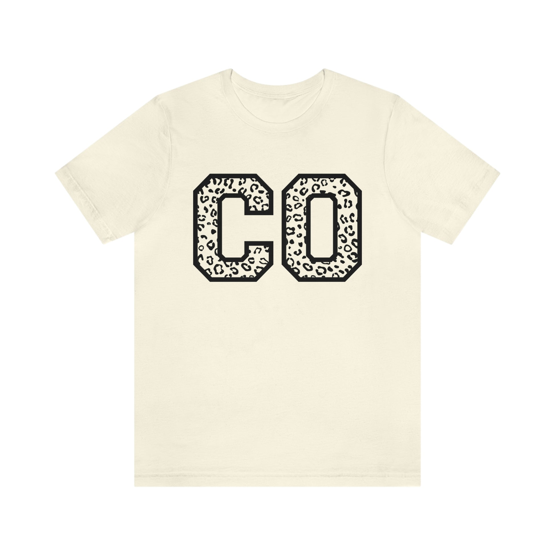 Colorado Leopard Print Unisex Jersey Short Sleeve Tee Tshirt T-shirt
